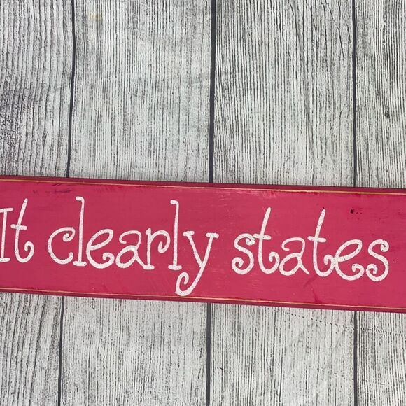 Wooden hanging princess sign w/tooth hook approx 35.5”x 3.5” - Picture 2 of 7